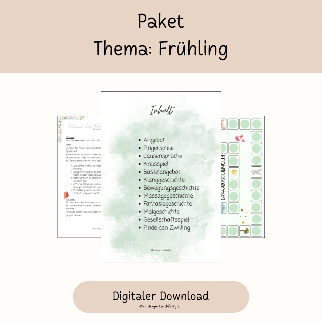 Paket Thema: Frühling