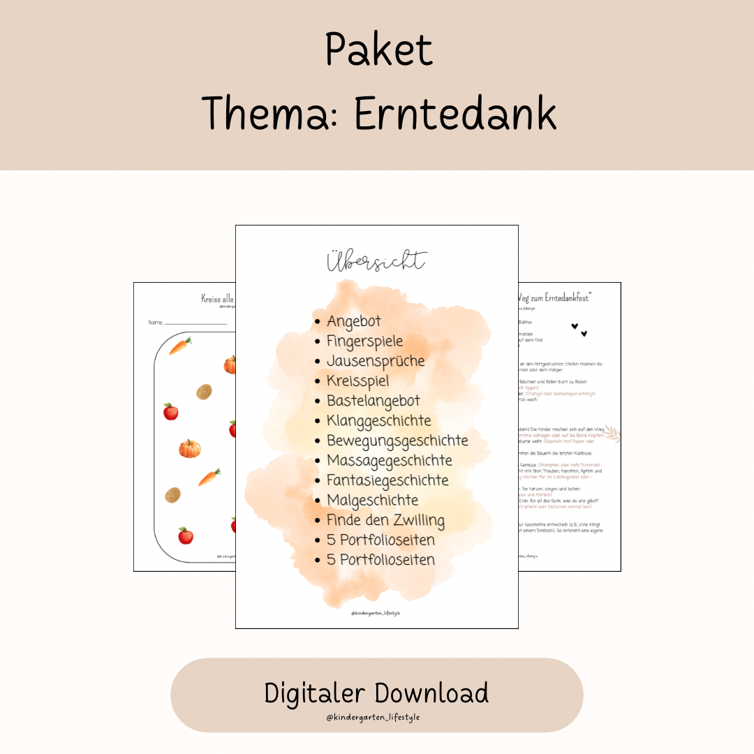 Paket Thema: Erntedank