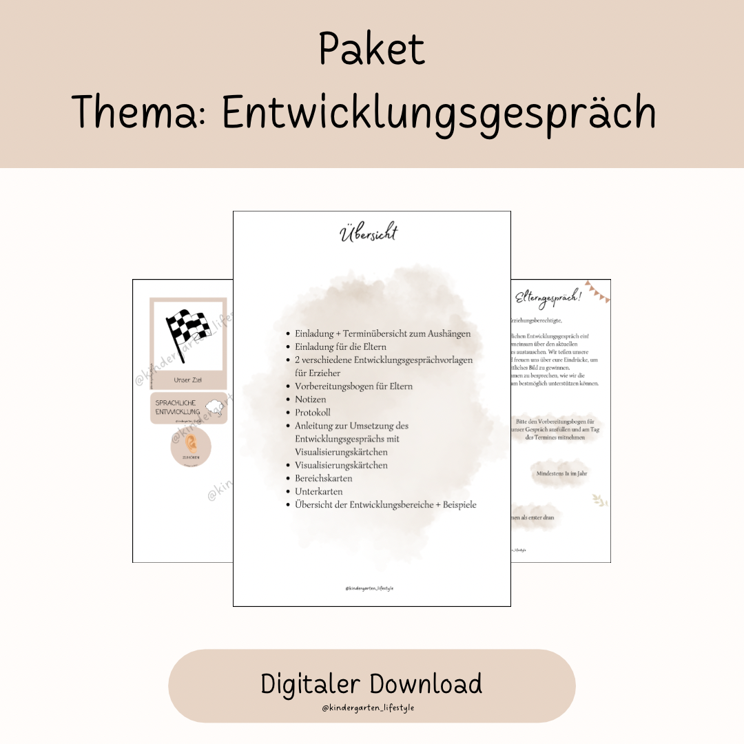 Paket  Thema: Entwicklungsgespräch