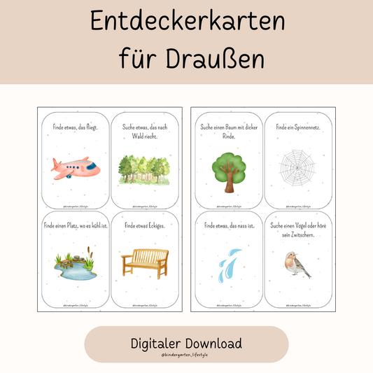 40 Entdeckerkarten für Draußen