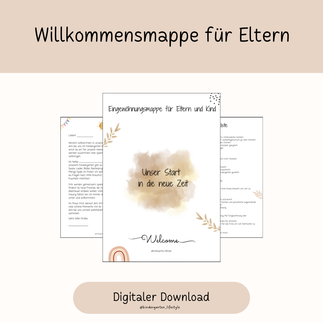 Willkommensmappe für Eltern