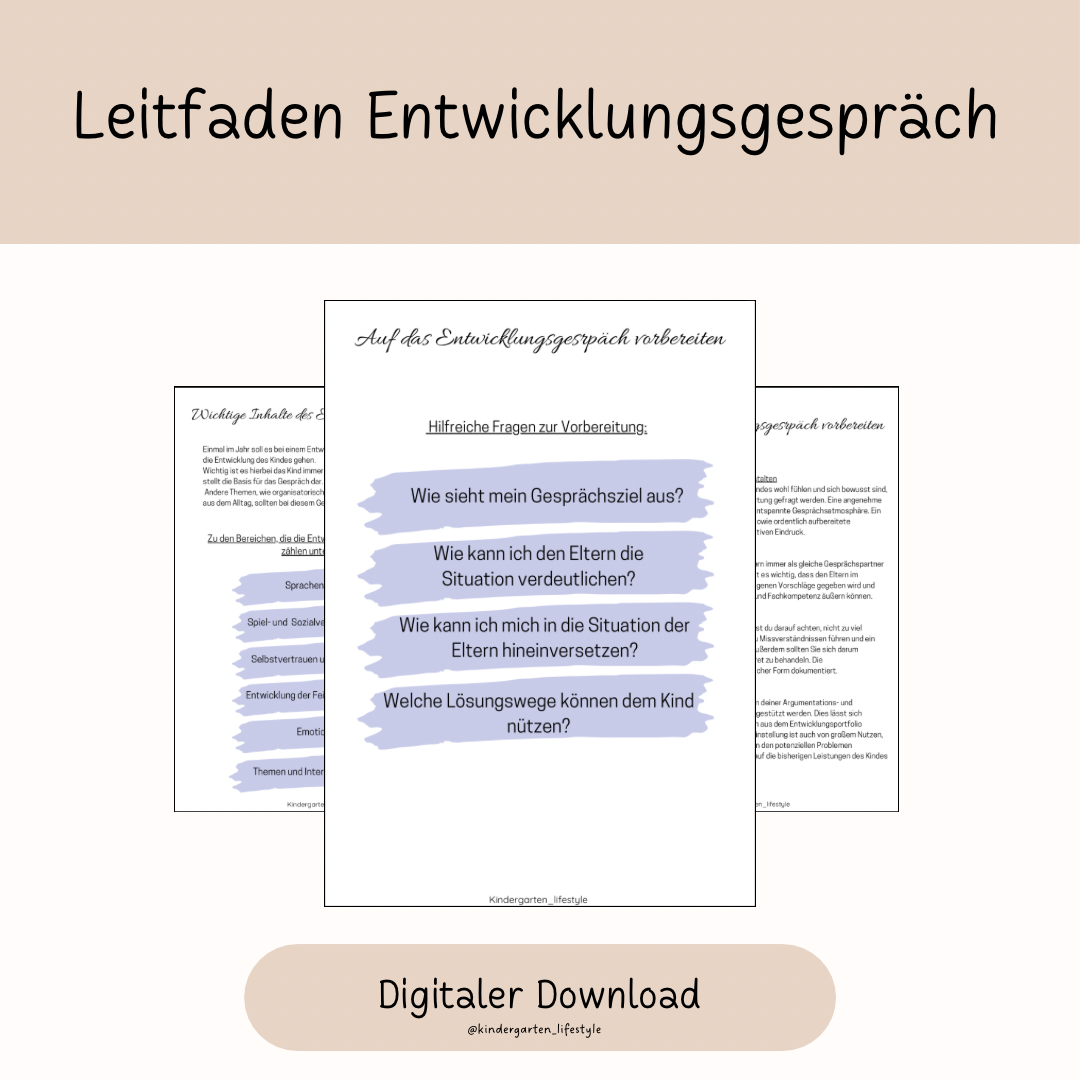 Leifaden Entwicklungsgespräch