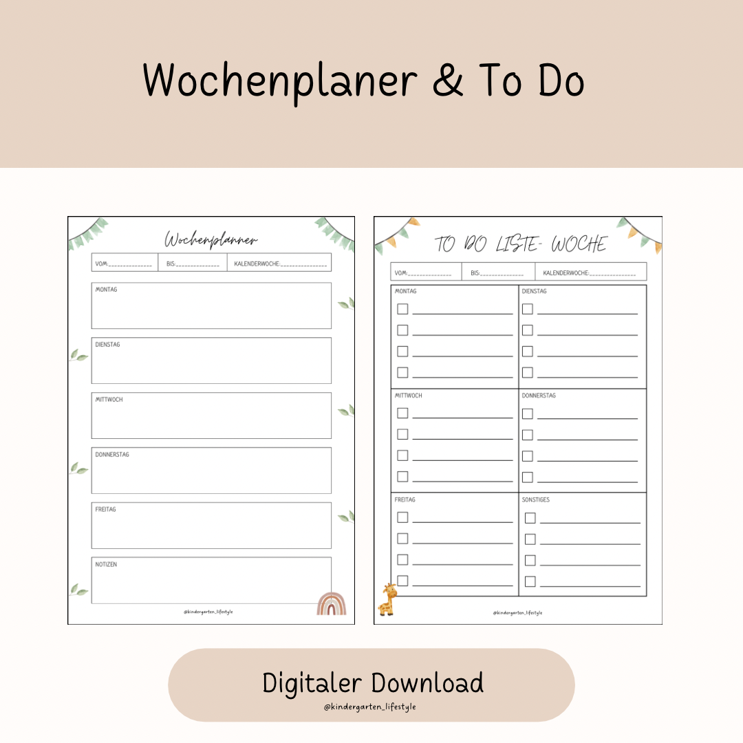 Wochenplaner & To Do