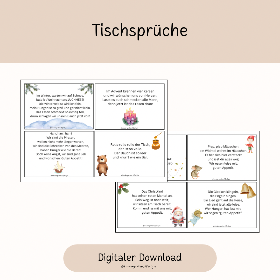 Tischsprüche