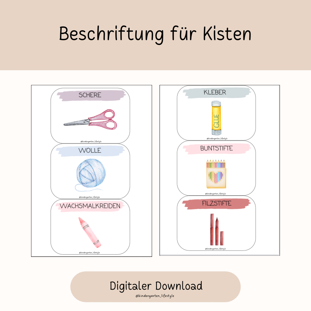 Beschriftung Für Kisten