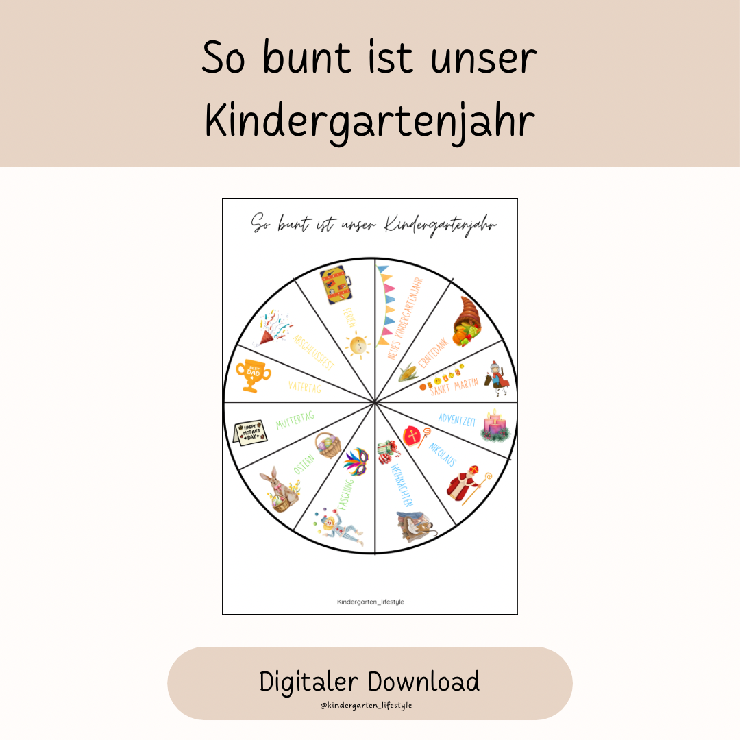 So bunt ist unser Kindergartenjahr