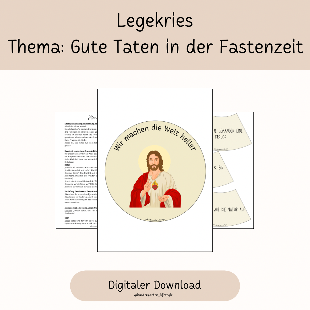 Legekreis Thema: Guten Taten in der Fastenzeit
