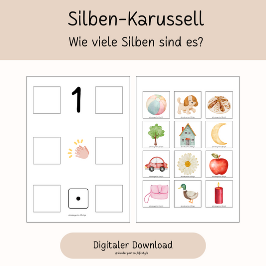 Silben-Karussell Wie viele Silben sind es?