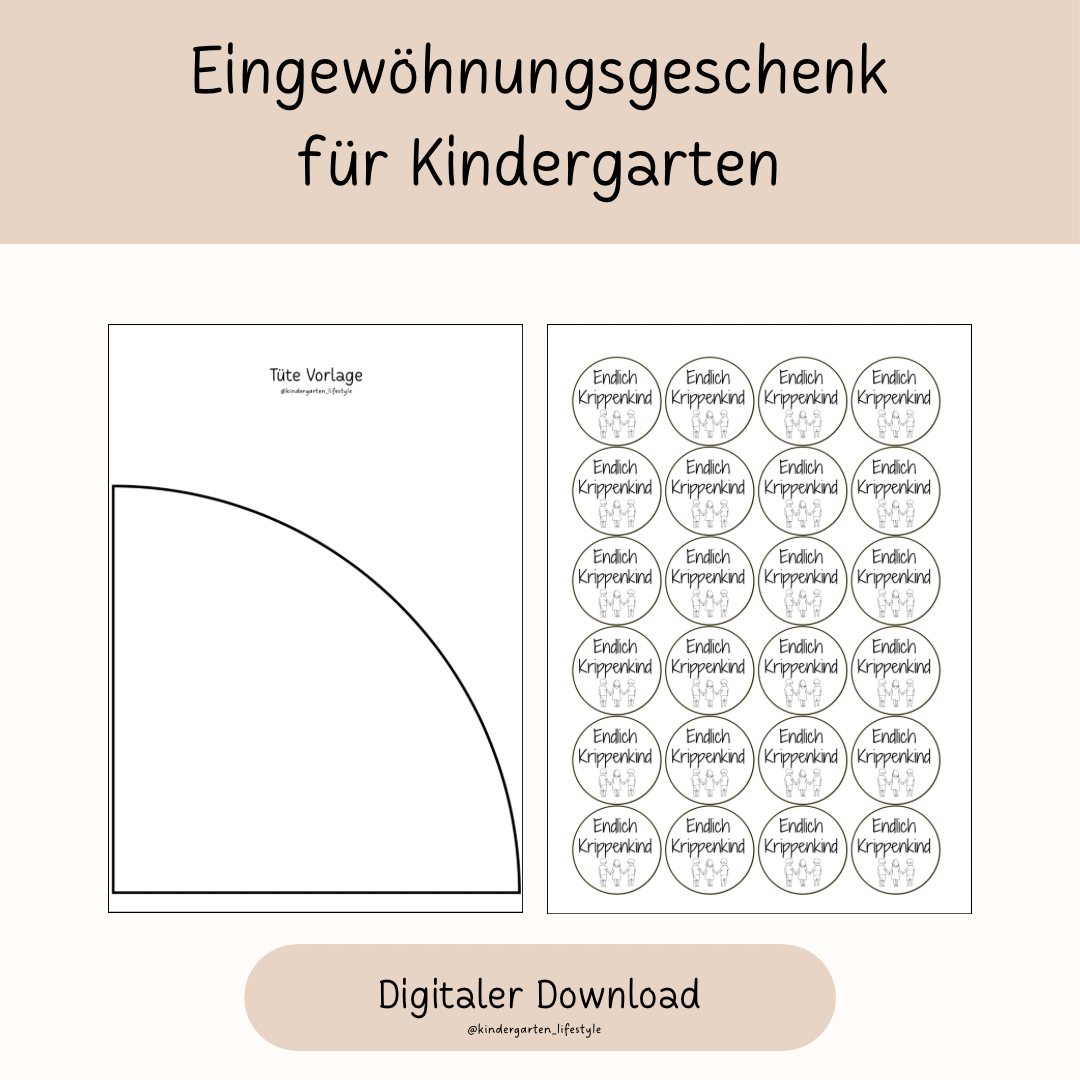 Eingewöhnungsgeschenk für Kindergarten