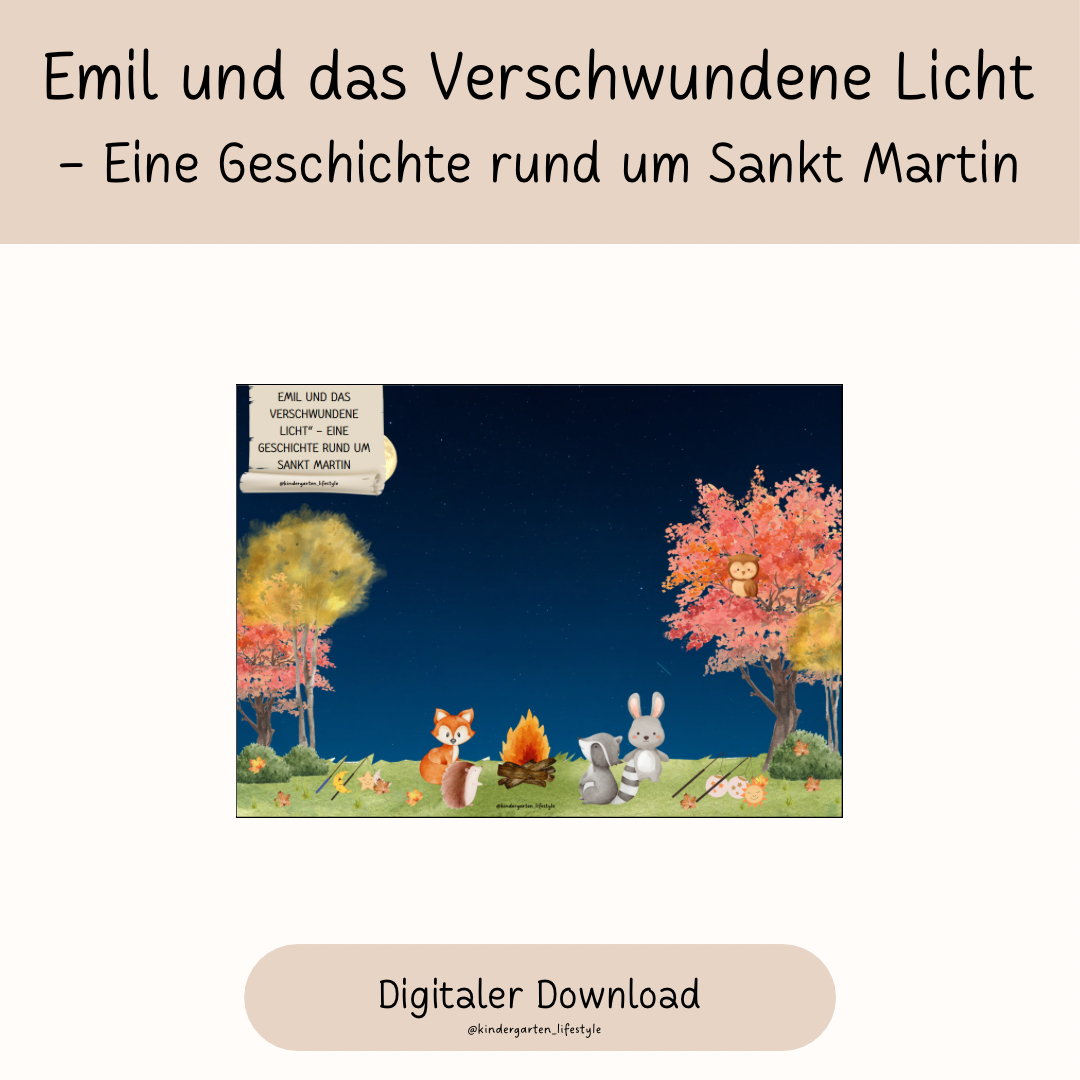 Kamishibai Emil und das verschwundene Licht- Eine Geschichte rund um Sankt Martin