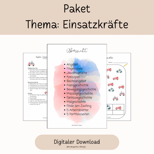 Paket Thema: Einsatzkräfte