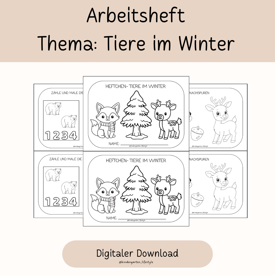 Arbeitsheft Thema: Tiere im Winter
