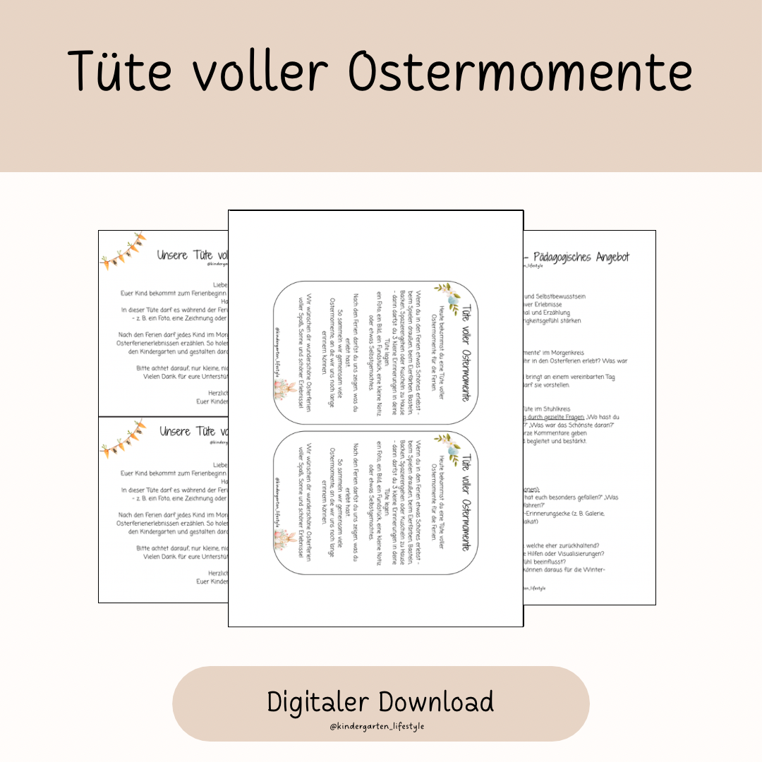 Tüte voller Ostermomente