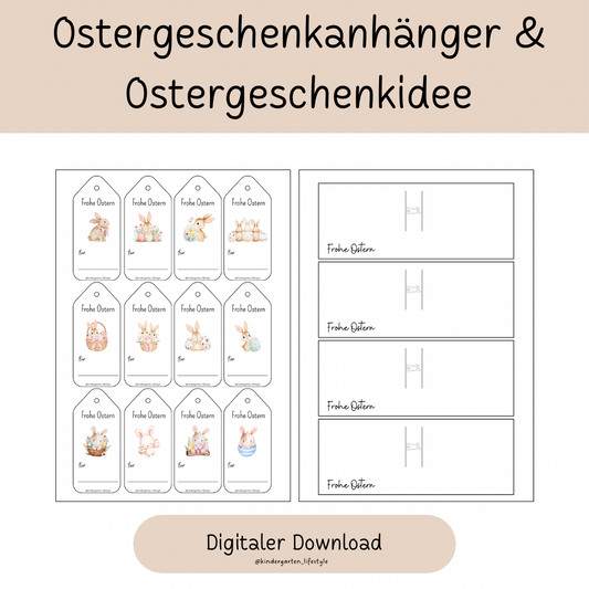 Ostergeschenkanhänger & Ostergeschenkidee