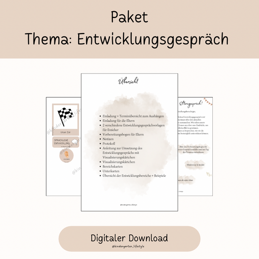 Paket  Thema: Entwicklungsgespräch
