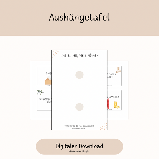 Aushängetafel