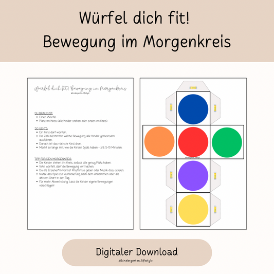 Würfel dich fit! Bewegung im Morgenkreis
