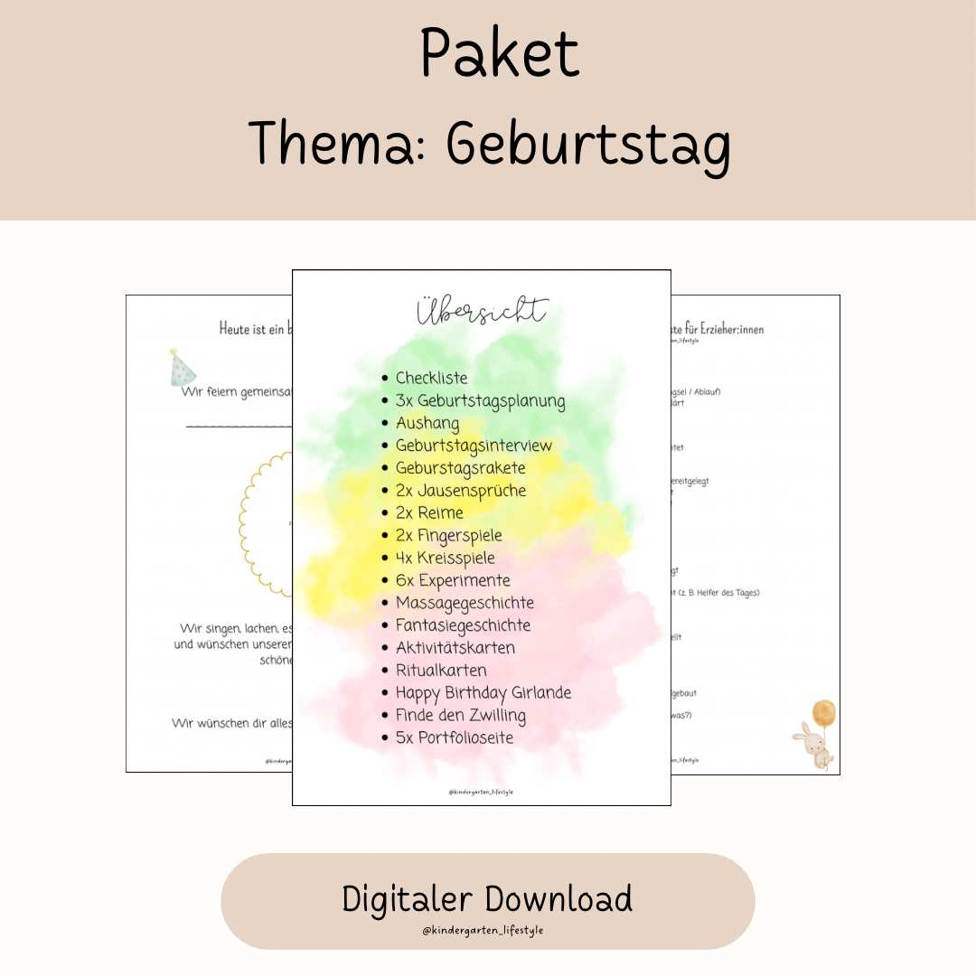 Paket Thema: Geburtstag
