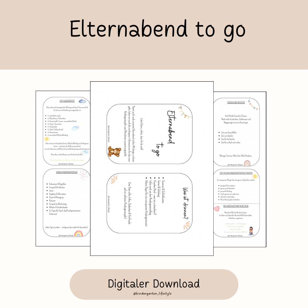 Elternabend to go