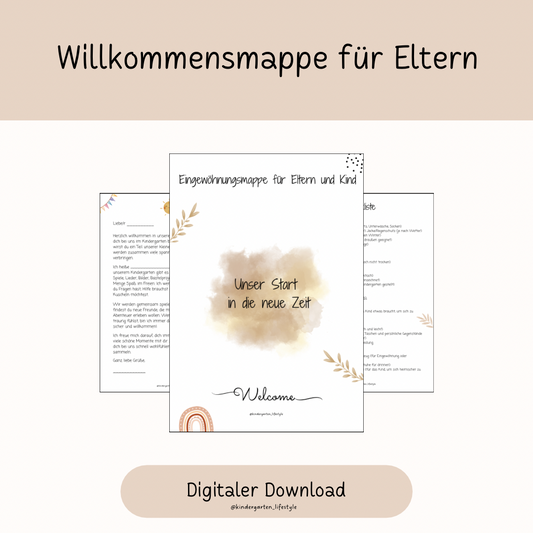 Willkommensmappe für Eltern