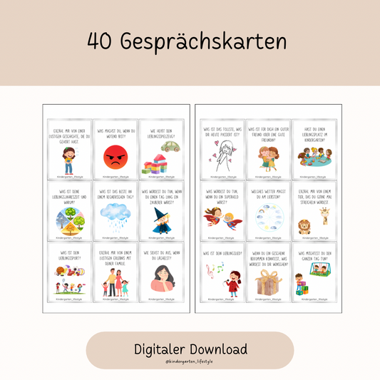 4o Gesprächskarten