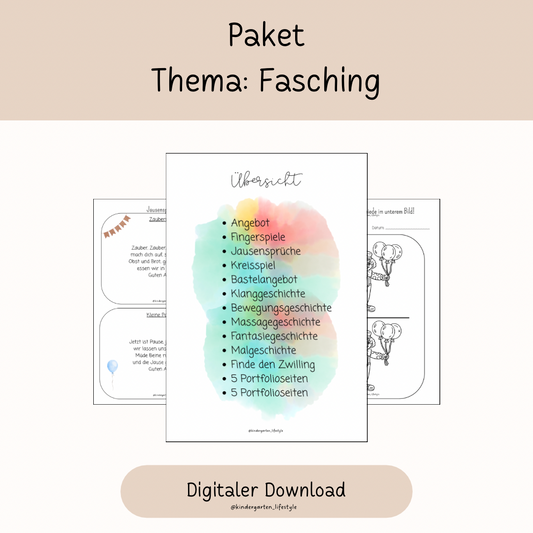 Paket Thema: Fasching