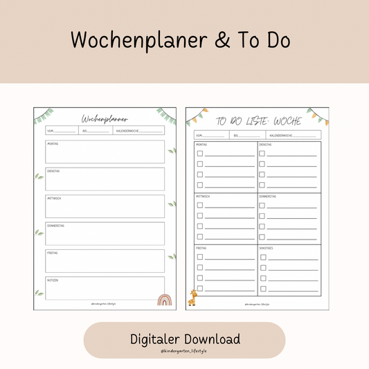 Wochenplaner & To Do