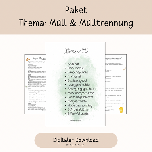 Paket Thema: Müll & Mülltrennung