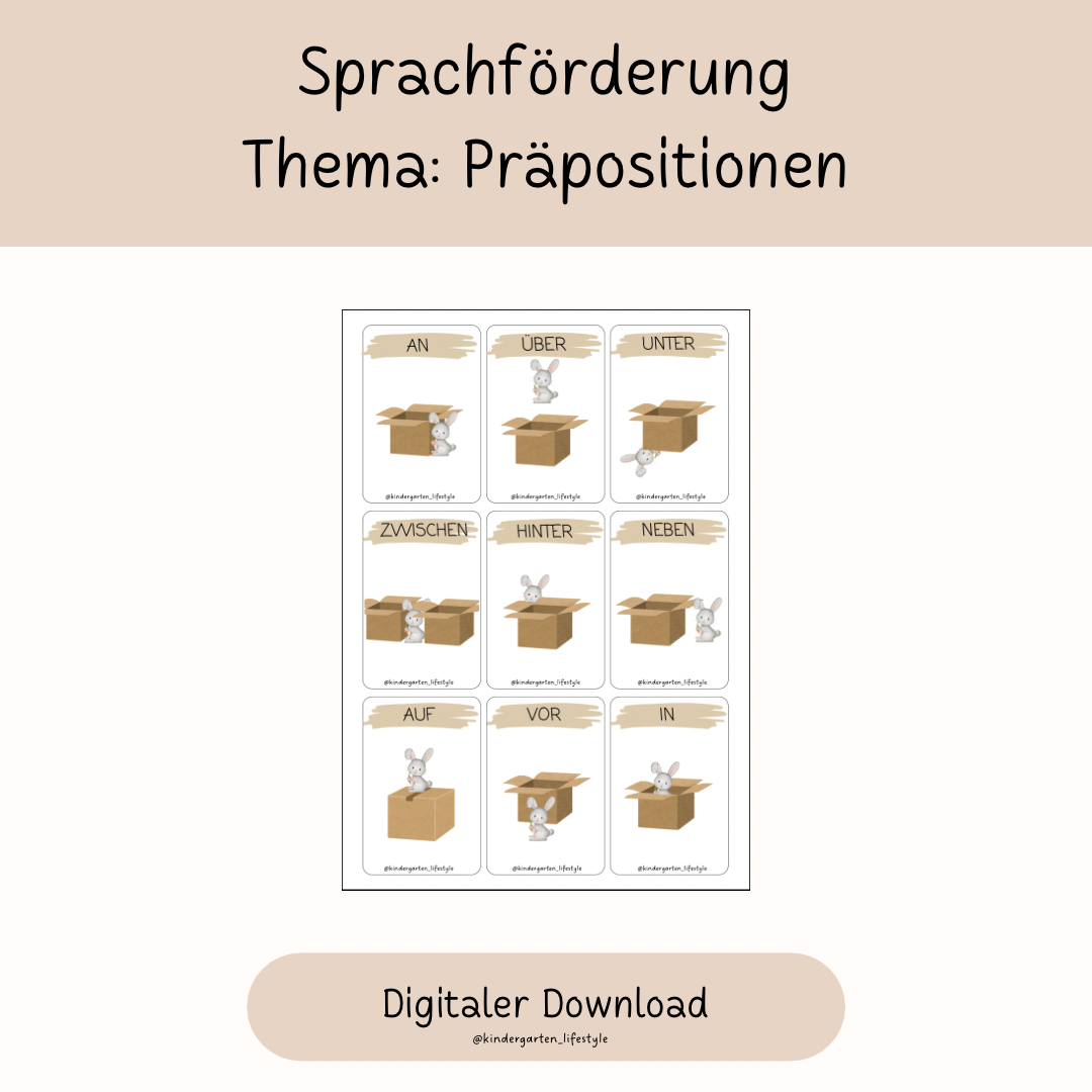 Sprachförderung Thema: Präpositionen