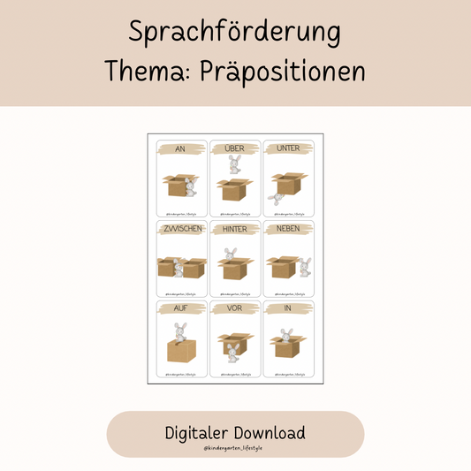 Sprachförderung Thema: Präpositionen