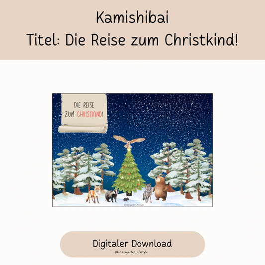 Kamishibai Titel: Die Reise zum Christkind!