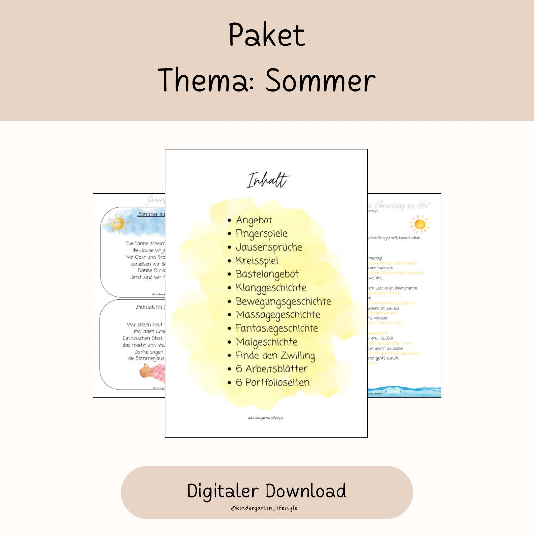 Paket Thema: Sommer