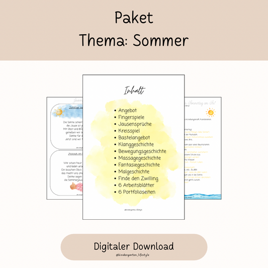Paket Thema: Sommer