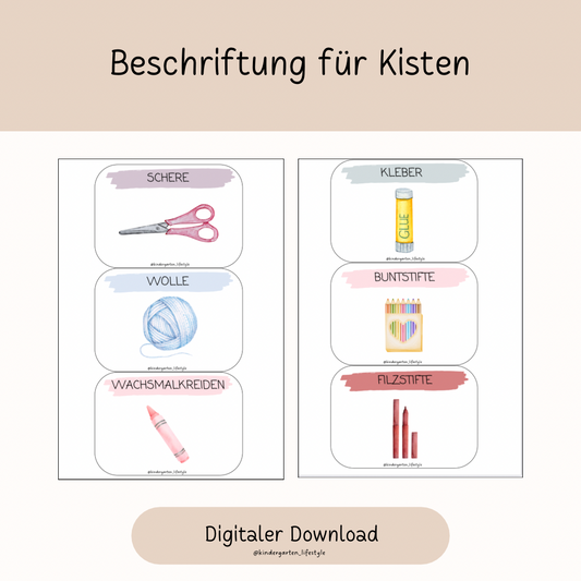 Beschriftung Für Kisten