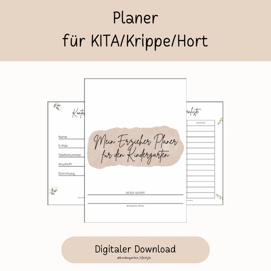 Planer für KITA/Krippe/Hort
