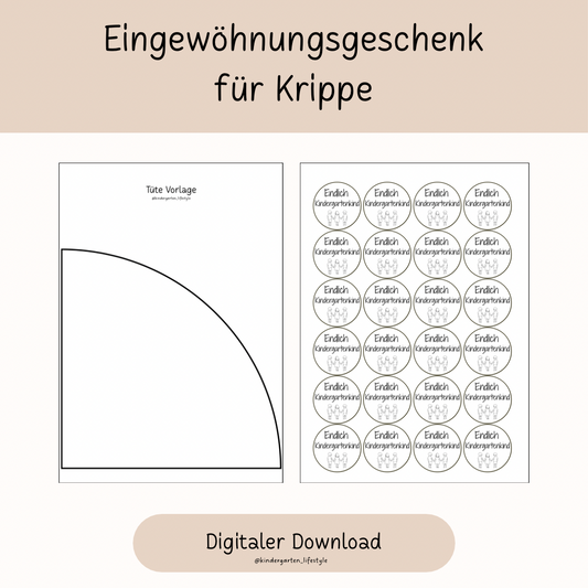 Eingewöhnungsgeschenk für Krippe