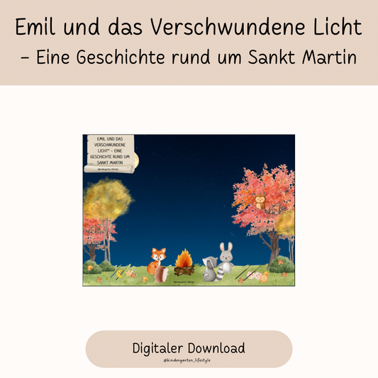 Kamishibai Emil und das verschwundene Licht- Eine Geschichte rund um Sankt Martin