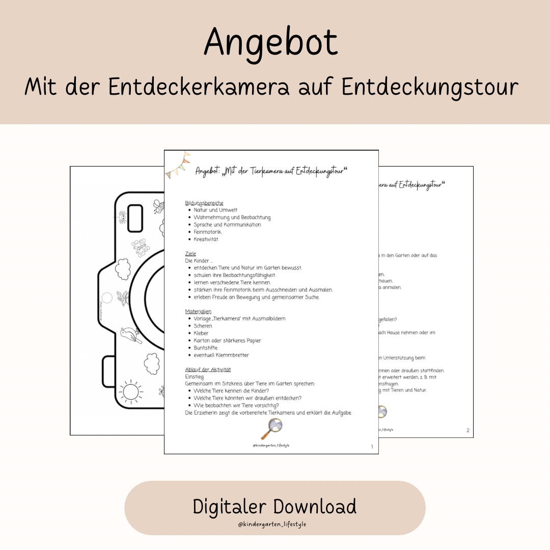 Angebot Mit der Entdeckerkamera auf Entdeckungstour