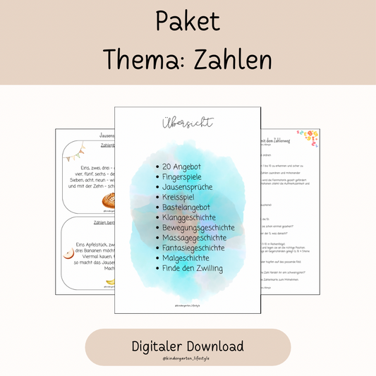 Paket Thema: Zahlen