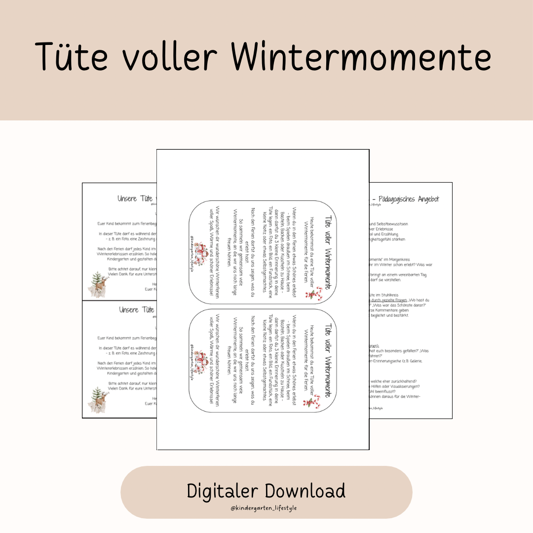 Tüte voller Wintermomente