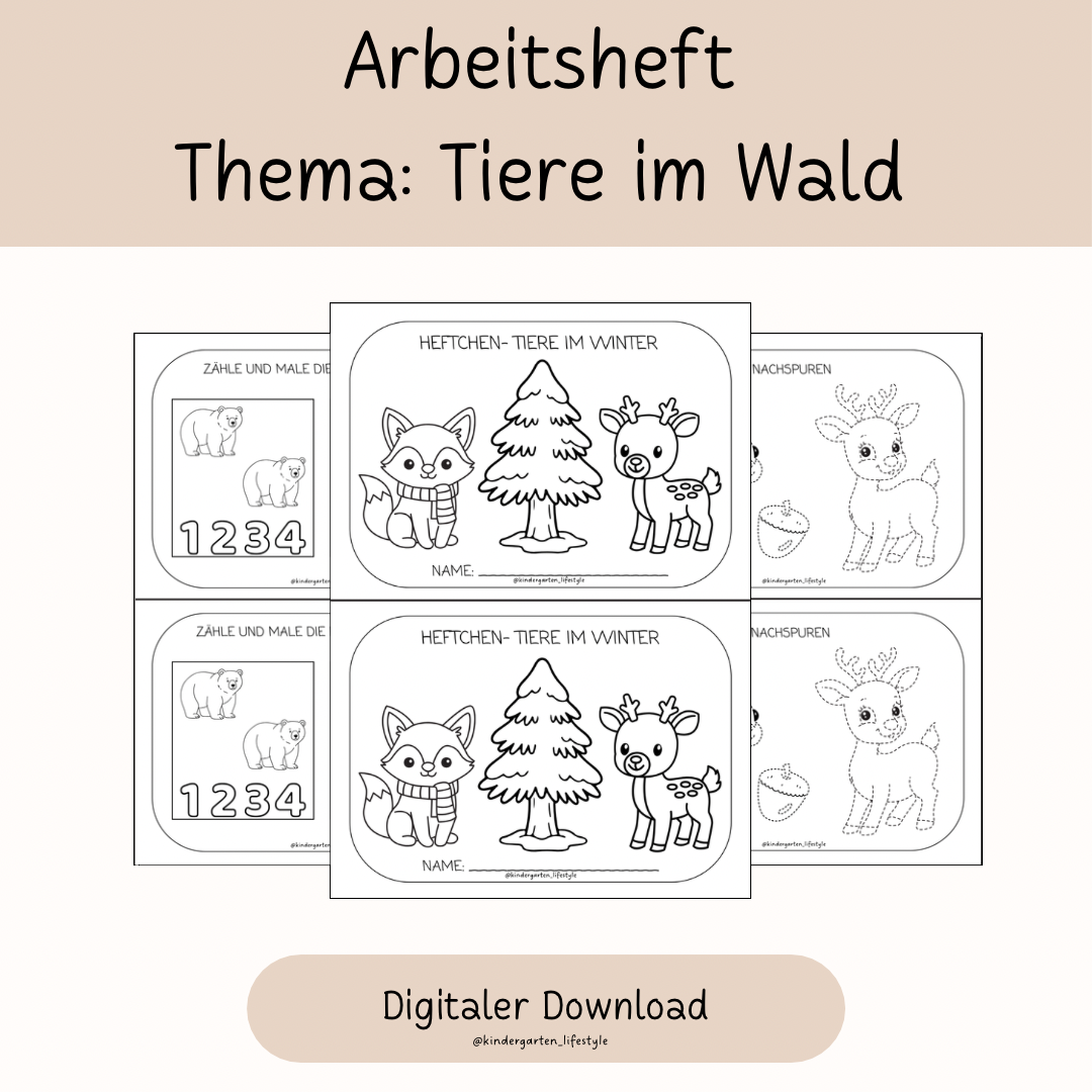 Arbeitsheft Thema: Tiere im Winter