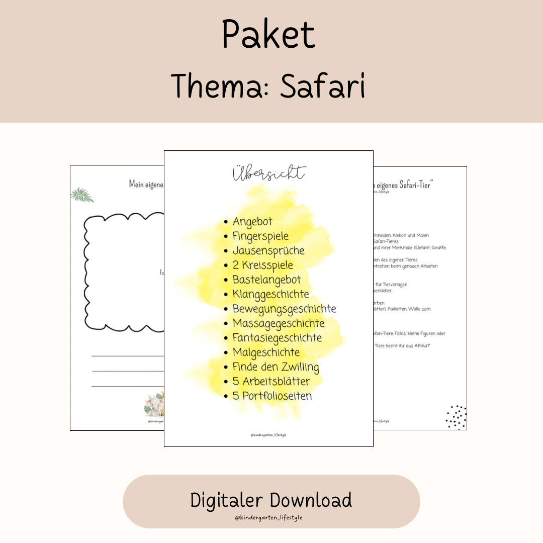 Paket Thema: Safari