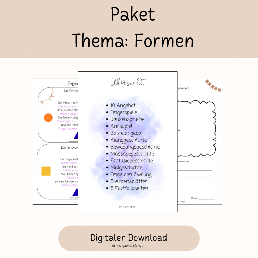 Paket Thema: Formen