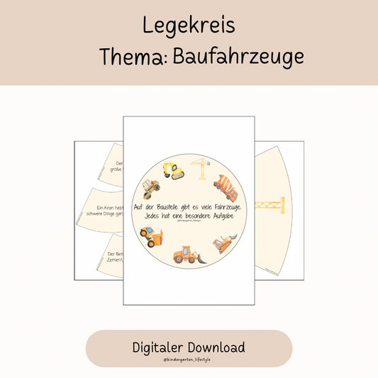 Legekreis Thema: Baustellenfahrzeuge