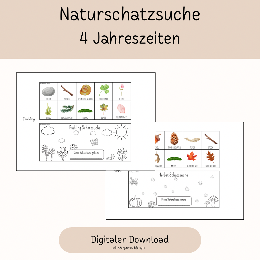 Naturschatzsuche 4 Jahreszeiten