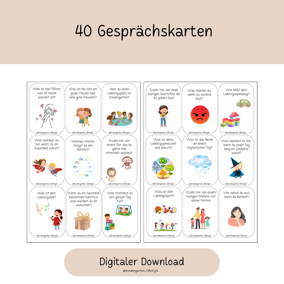 40 Gesprächskarten